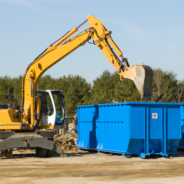 can i choose the location where the residential dumpster will be placed in Preston WA